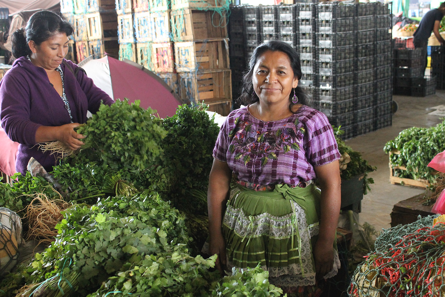 An entrepreneur woman in Guatemala