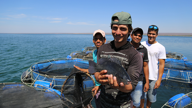 En Brasil, jóvenes crían peces para alimentar sus sueños 